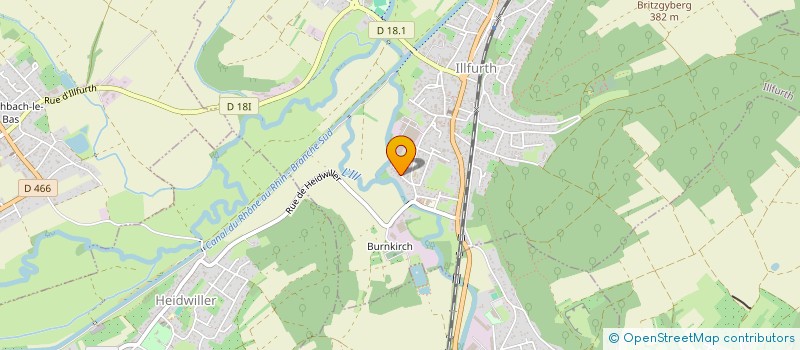 localisation de l'entreprise SCI LAFORET  TAGOLSHEIM