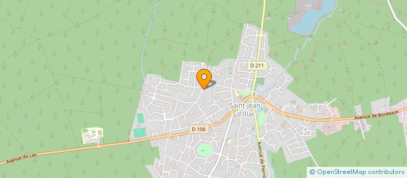 localisation de l'entreprise SCI LAFORET  SAINT-JEAN-D'ILLAC