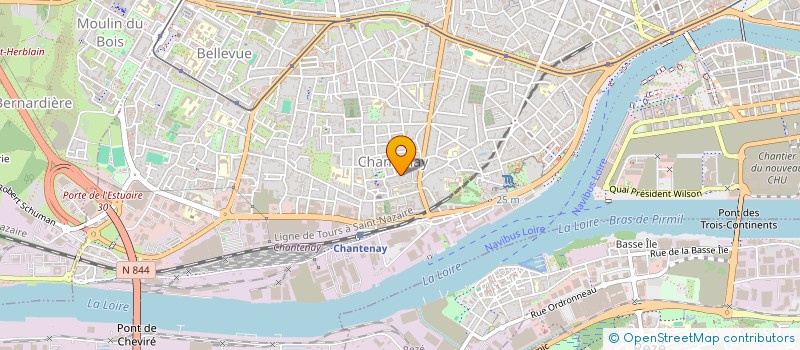 localisation de l'entreprise SCI LAFORET-CHARDY  NANTES