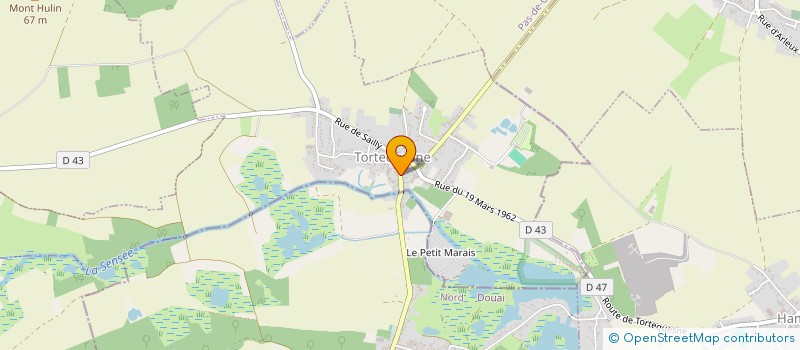 localisation de l'entreprise SCI LAFORGE  TORTEQUESNE