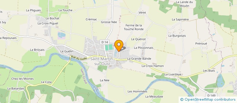 localisation de l'entreprise SCI LAFORTUNE  SAINT-MARTIN-SUR-OUST