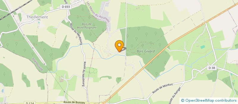 localisation de l'entreprise SCI LAFOSSE STMACLOU  LES MONTS DU ROUMOIS