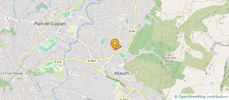 localisation de l'entreprise SCI LAFOUGERE  ALLAUCH