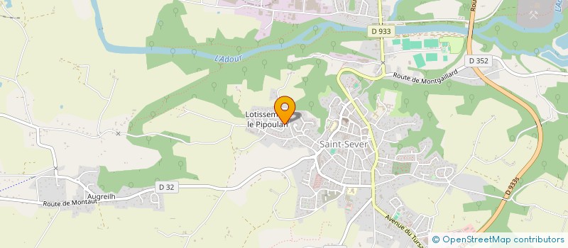 localisation de l'entreprise SCI LAFOURCADE LAULON à SAINT-SEVER