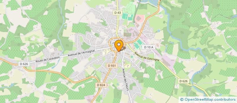 localisation de l'entreprise SCI LAFRAGANCE  EAUZE