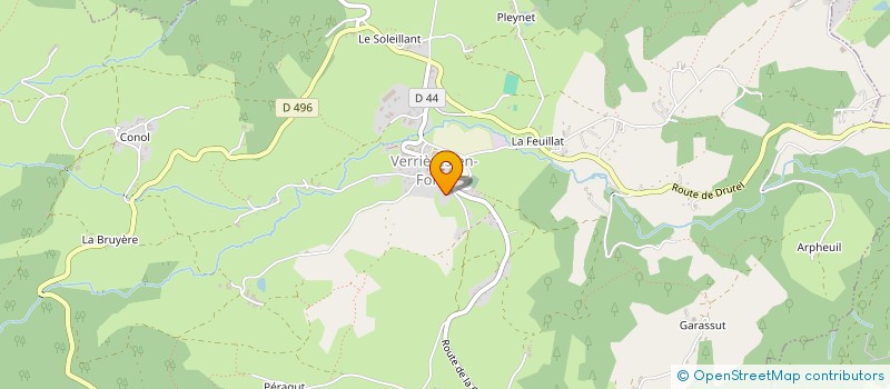 localisation de l'entreprise SCI LAFRATRIE  VERRIERES-EN-FOREZ