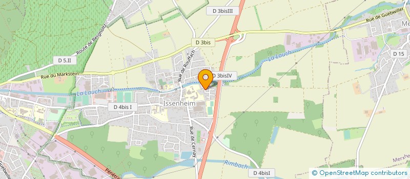 localisation de l'entreprise SCI LAFRENE  ISSENHEIM