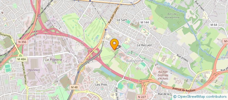 localisation de l'entreprise SCI LAFRERAL à VILLENEUVE D ASCQ