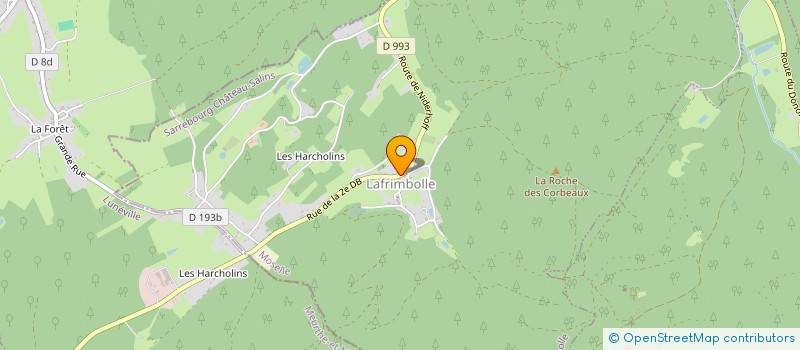 localisation de l'entreprise SCI LAFRIMBOLLE  LAFRIMBOLLE