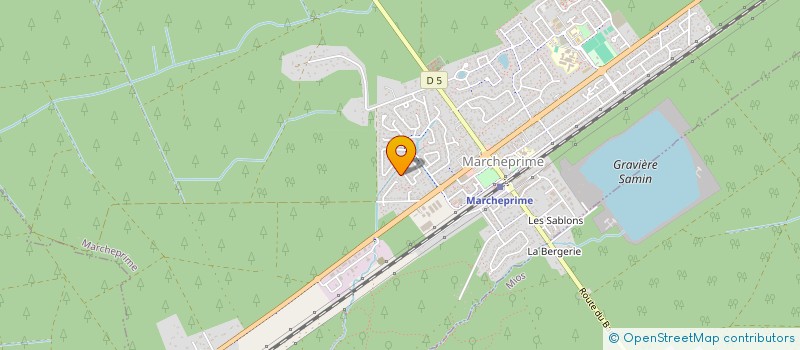 localisation de l'entreprise SCI LAFRO  MARCHEPRIME