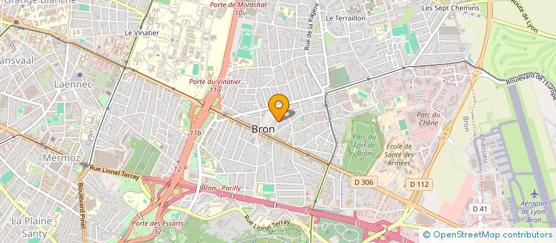 localisation de l'entreprise SCI LAFUMA  BRON