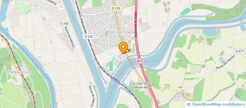 localisation de l'entreprise SCI LAG  PONT-DE-L'ISERE