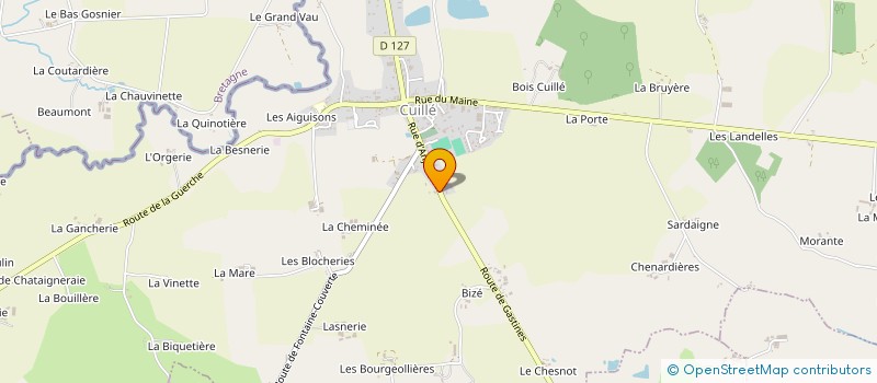 localisation de l'entreprise SCI LAG  CUILLE