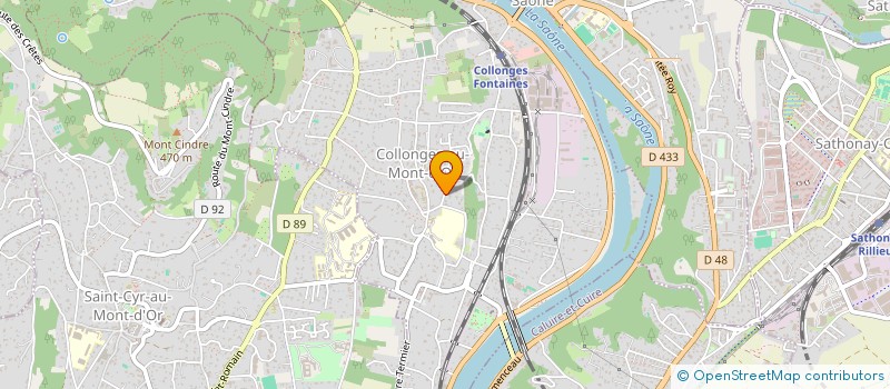 localisation de l'entreprise SCI LAG  COLLONGES-AU-MONT-D'OR