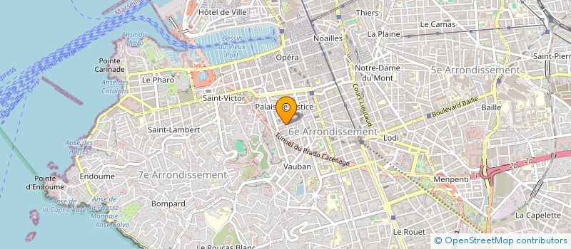 localisation de l'entreprise SCI LAGACHE à MARSEILLE