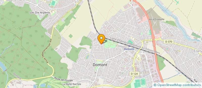 localisation de l'entreprise SCI LAGACHE  DOMONT