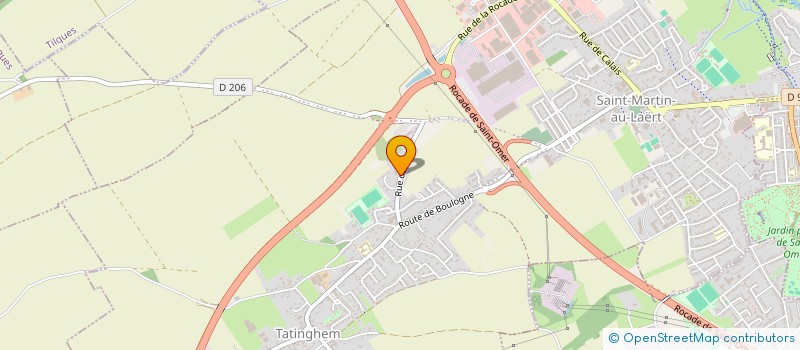 localisation de l'entreprise SCI LAGAIZE  SAINT-MARTIN-LEZ-TATINGHEM