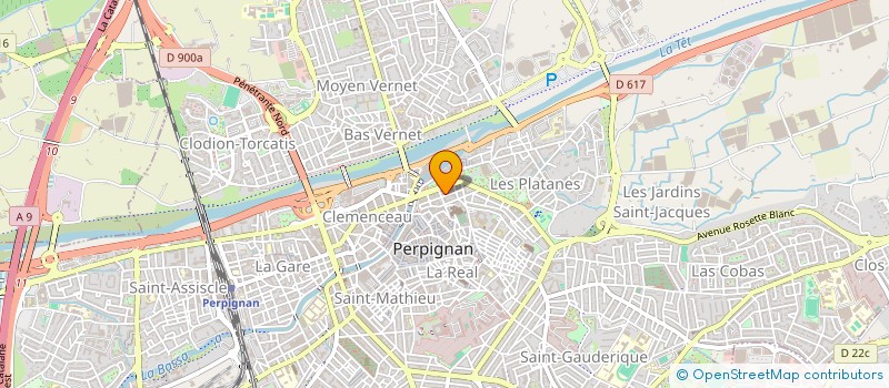 localisation de l'entreprise SCI LAGANAK à PERPIGNAN