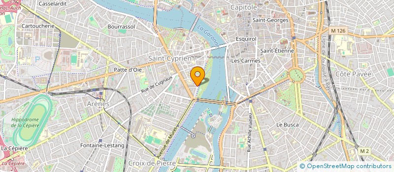 localisation de l'entreprise SCI LAGANNE à TOULOUSE