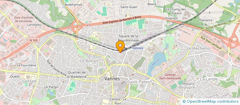 localisation de l'entreprise SCI LAGARDE à VANNES