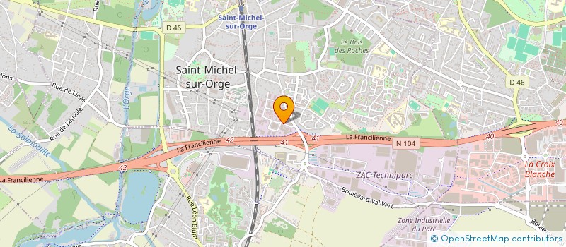 localisation de l'entreprise SCI LAGARDE  SAINT-MICHEL-SUR-ORGE