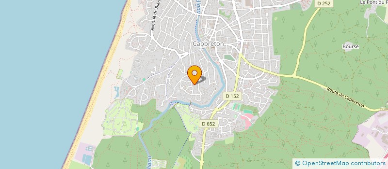 localisation de l'entreprise SCI LAGARDE  SOORTS-HOSSEGOR