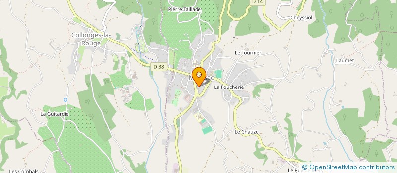 localisation de l'entreprise SCI LAGARDE VERONIQUE  MEYSSAC