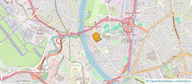 localisation de l'entreprise SCI LAGARDERE 31 à TOULOUSE