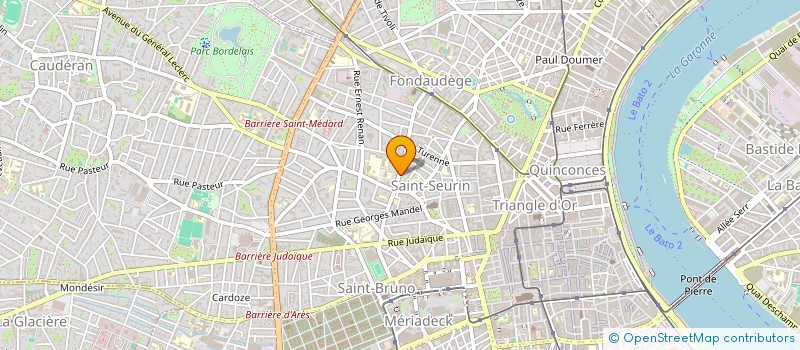 localisation de l'entreprise SCI LAGARDERE  BORDEAUX