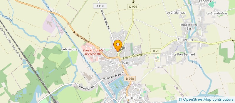 localisation de l'entreprise SCI LAGARDO  SAINT-USAGE