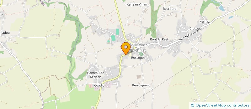 localisation de l'entreprise SCI LAGARE  PLOUNEVEZ-LOCHRIST