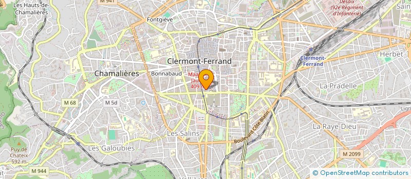 localisation de l'entreprise SCI LAGARLAYE  CLERMONT-FERRAND