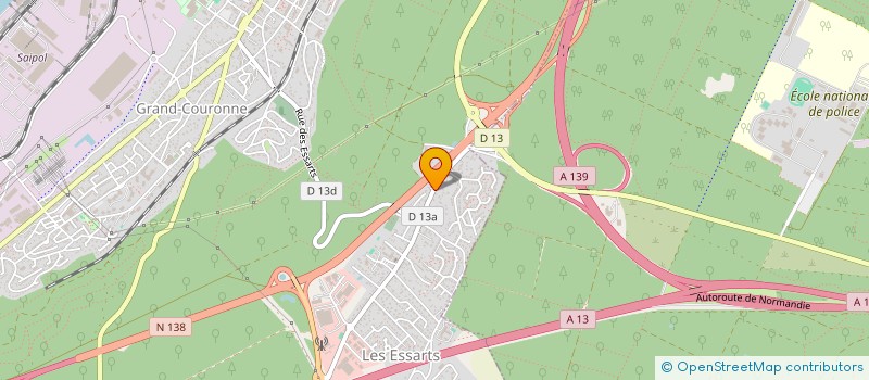 localisation de l'entreprise SCI LAGARRIGUE  GRAND-COURONNE