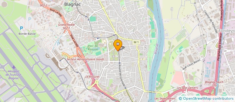 localisation de l'entreprise SCI LAGARRIGUE  BLAGNAC