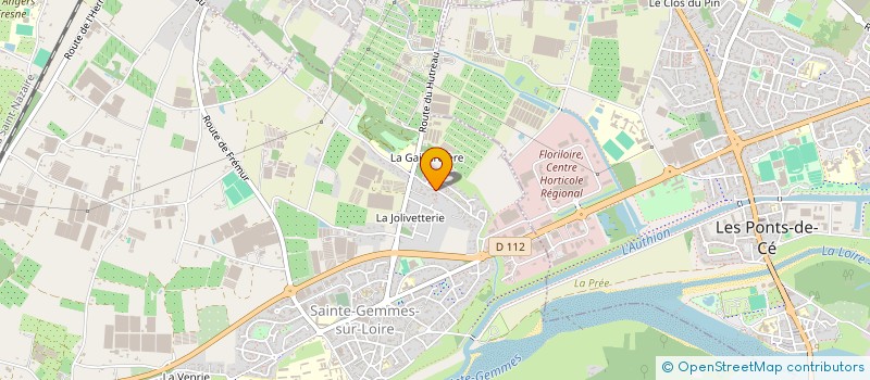 localisation de l'entreprise SCI LAGAS  SAINTE-GEMMES-SUR-LOIRE