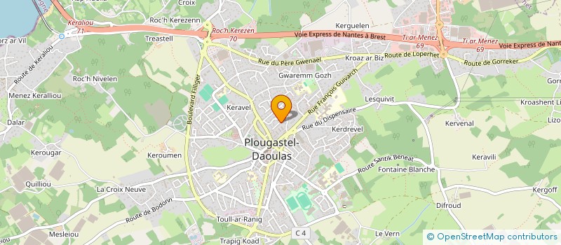 localisation de l'entreprise SCI LAGATHU LARMOR  PLOUGASTEL-DAOULAS