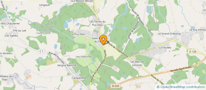 localisation de l'entreprise SCI LAGEDAMONT à COUZEIX