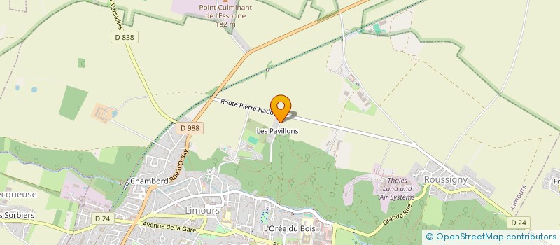 localisation de l'entreprise SCI LAGES.COM à LIMOURS