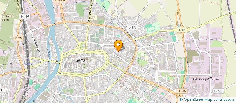 localisation de l'entreprise SCI LAGHMARI  SENS