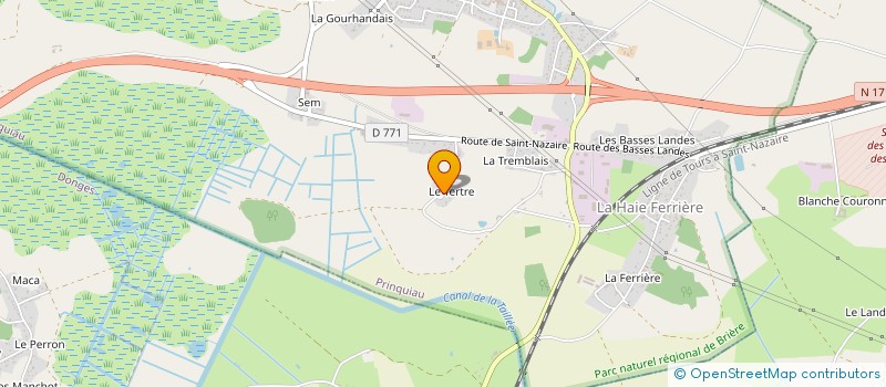 localisation de l'entreprise SCI LAGIL  PRINQUIAU