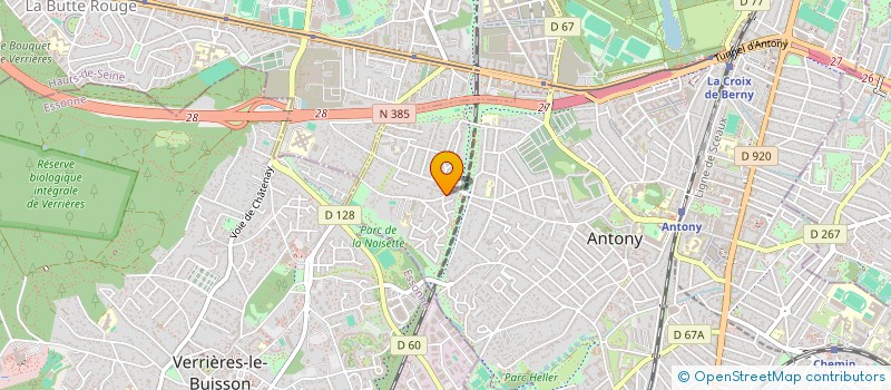 localisation de l'entreprise SCI LAGMA à ANTONY