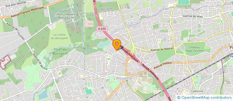 localisation de l'entreprise SCI LAGNYMATRICE  PESSAC