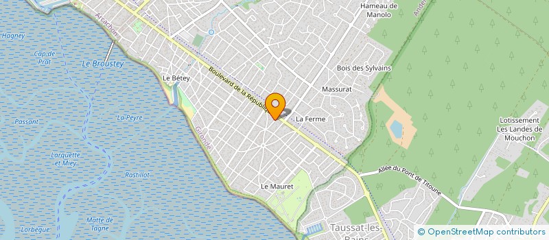 localisation de l'entreprise SCI LAGOA  ANDERNOS-LES-BAINS