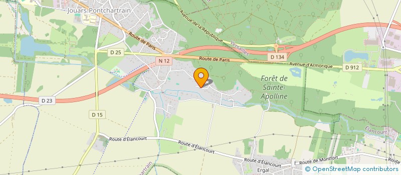 localisation de l'entreprise SCI LAGOA  JOUARS-PONTCHARTRAIN
