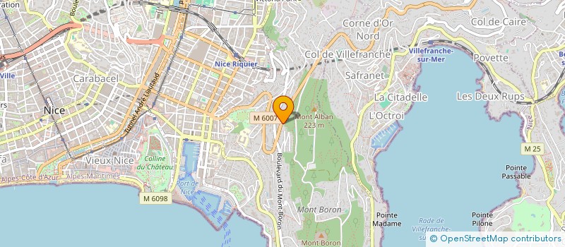 localisation de l'entreprise SCI LAGOA à NICE