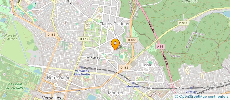 localisation de l'entreprise SCI LAGODLABRUYERE à VERSAILLES