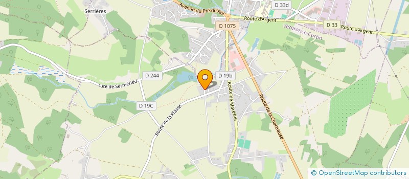 localisation de l'entreprise SCI LAGON  VEZERONCE-CURTIN