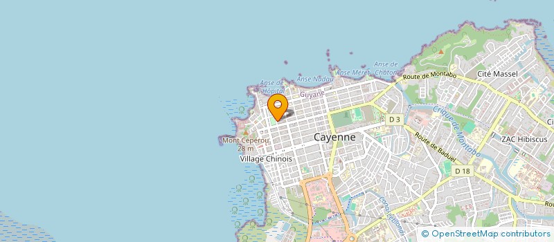 localisation de l'entreprise SCI LAGON  CAYENNE