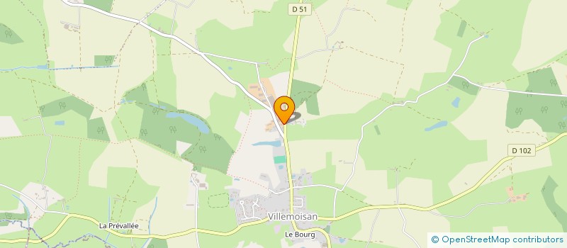 localisation de l'entreprise SCI LAGON BLEU  VAL D'ERDRE-AUXENCE