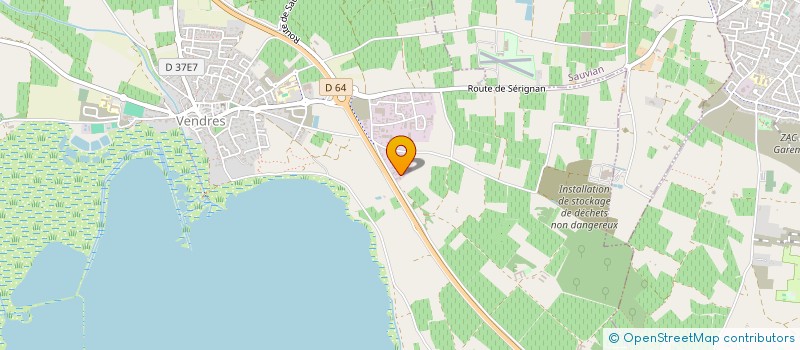 localisation de l'entreprise SCI LAGORCE  VENDRES